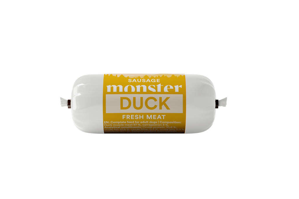 Monster foderkorv 80g duck