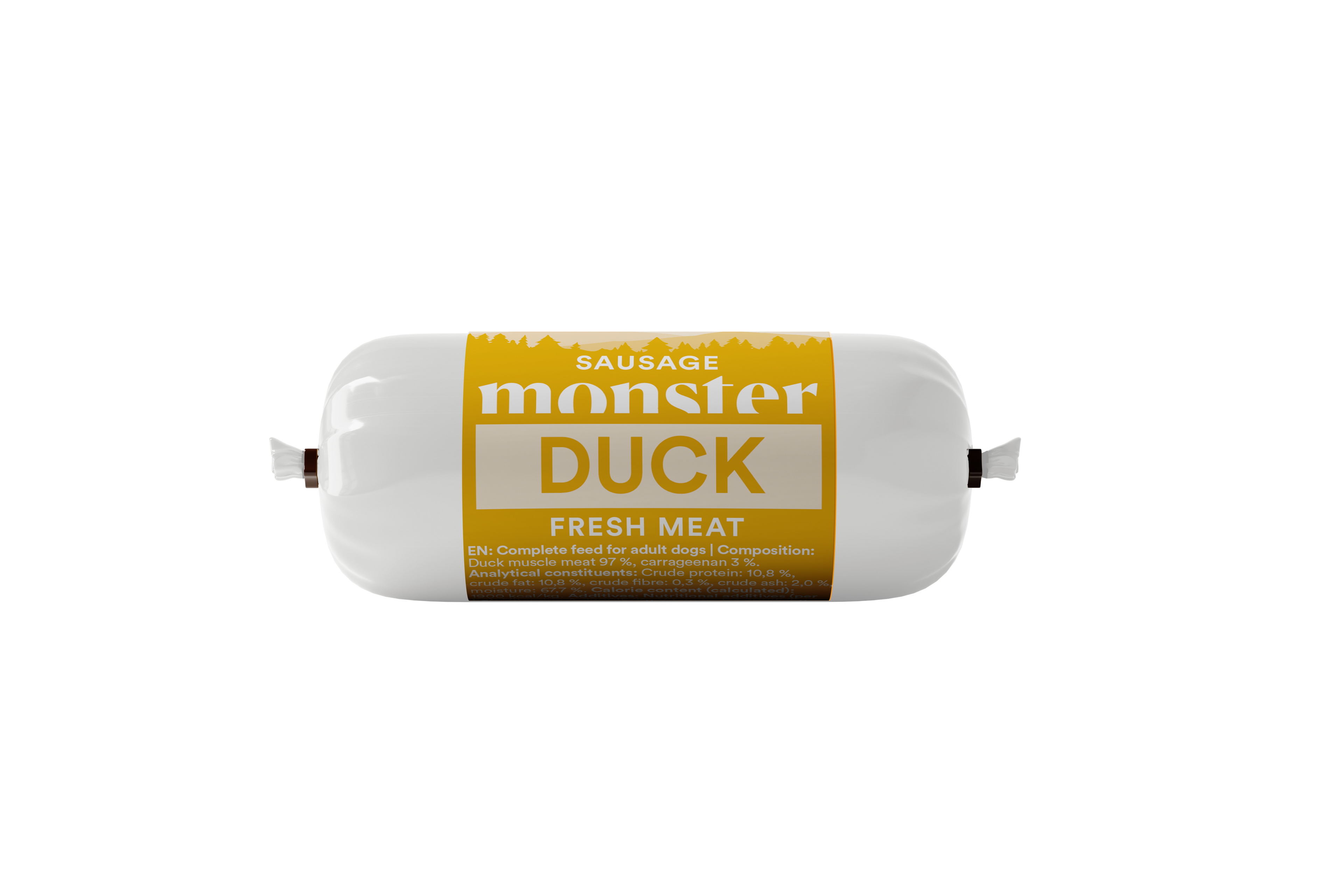 Monster foderkorv 80g duck