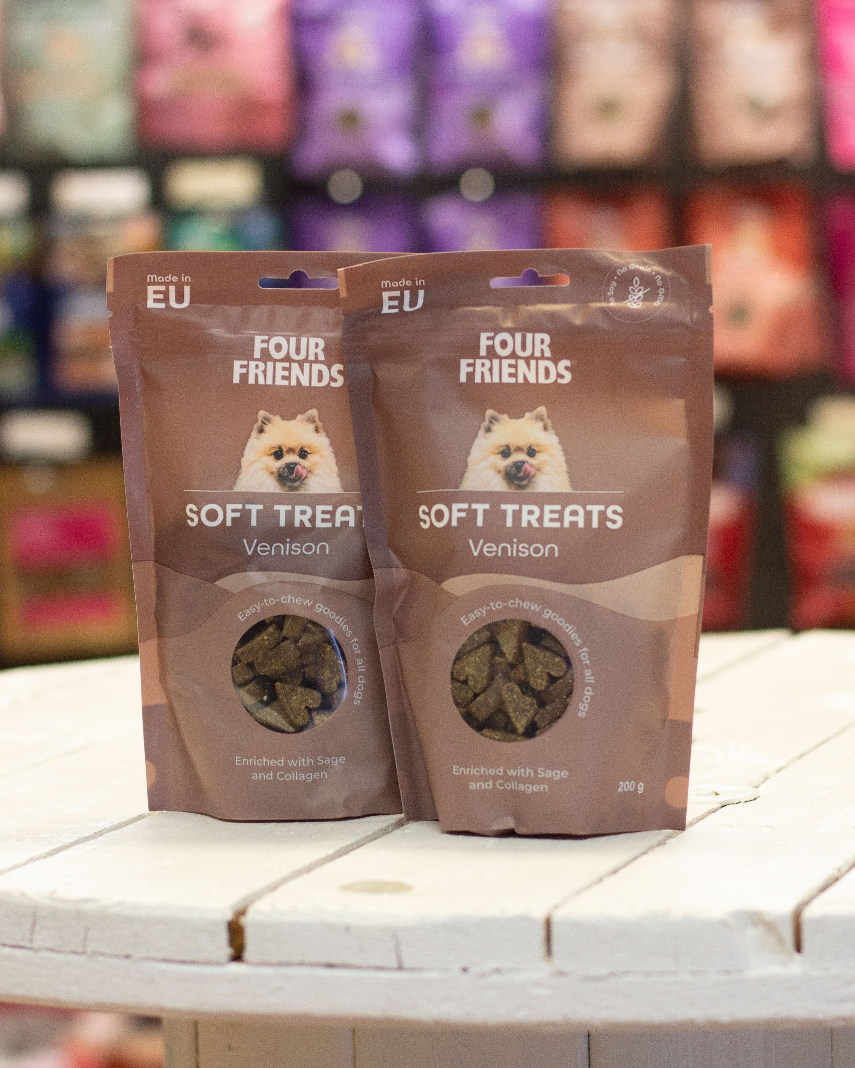 Four Friends soft treats venison 200g