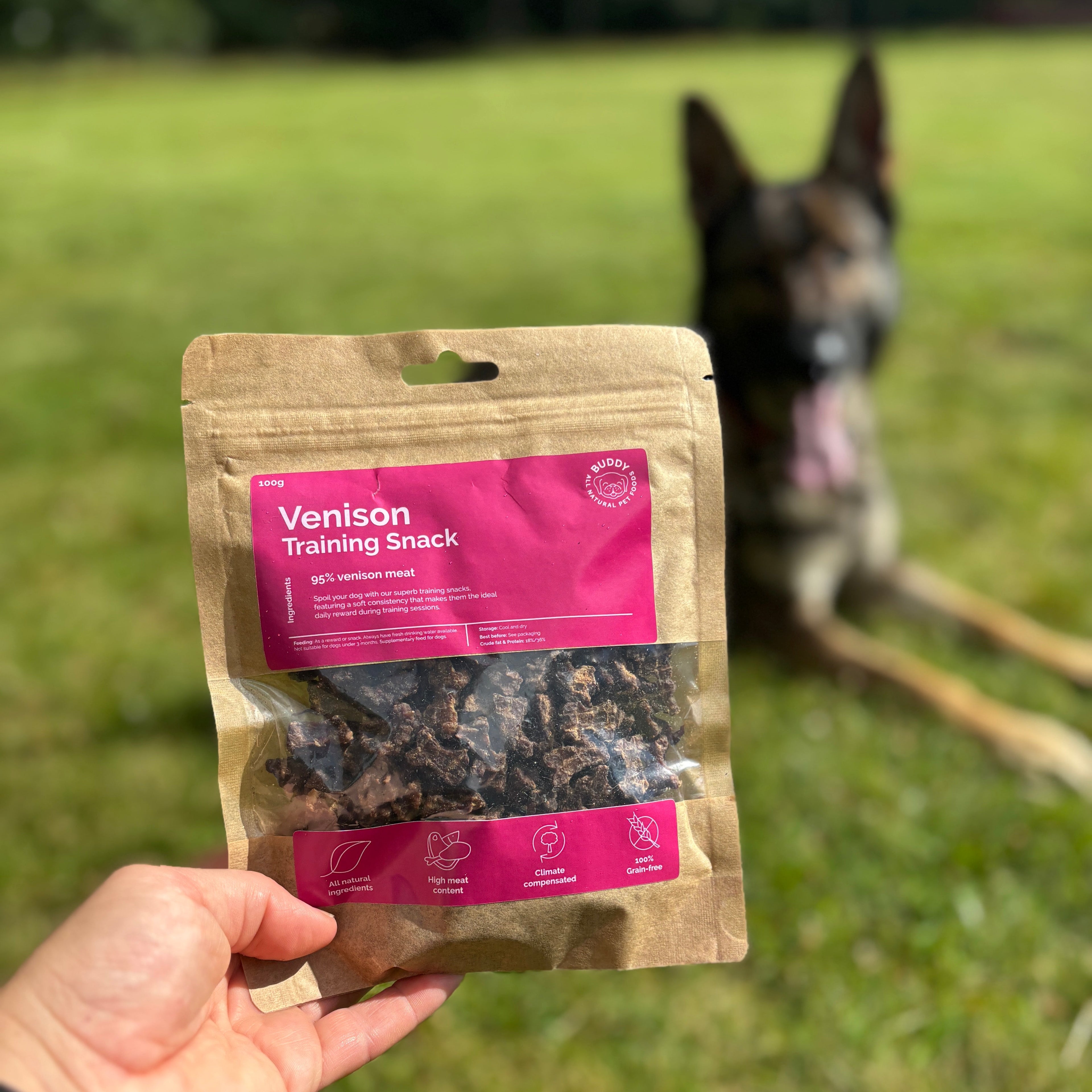 Buddy Training Snack - Venison 100g