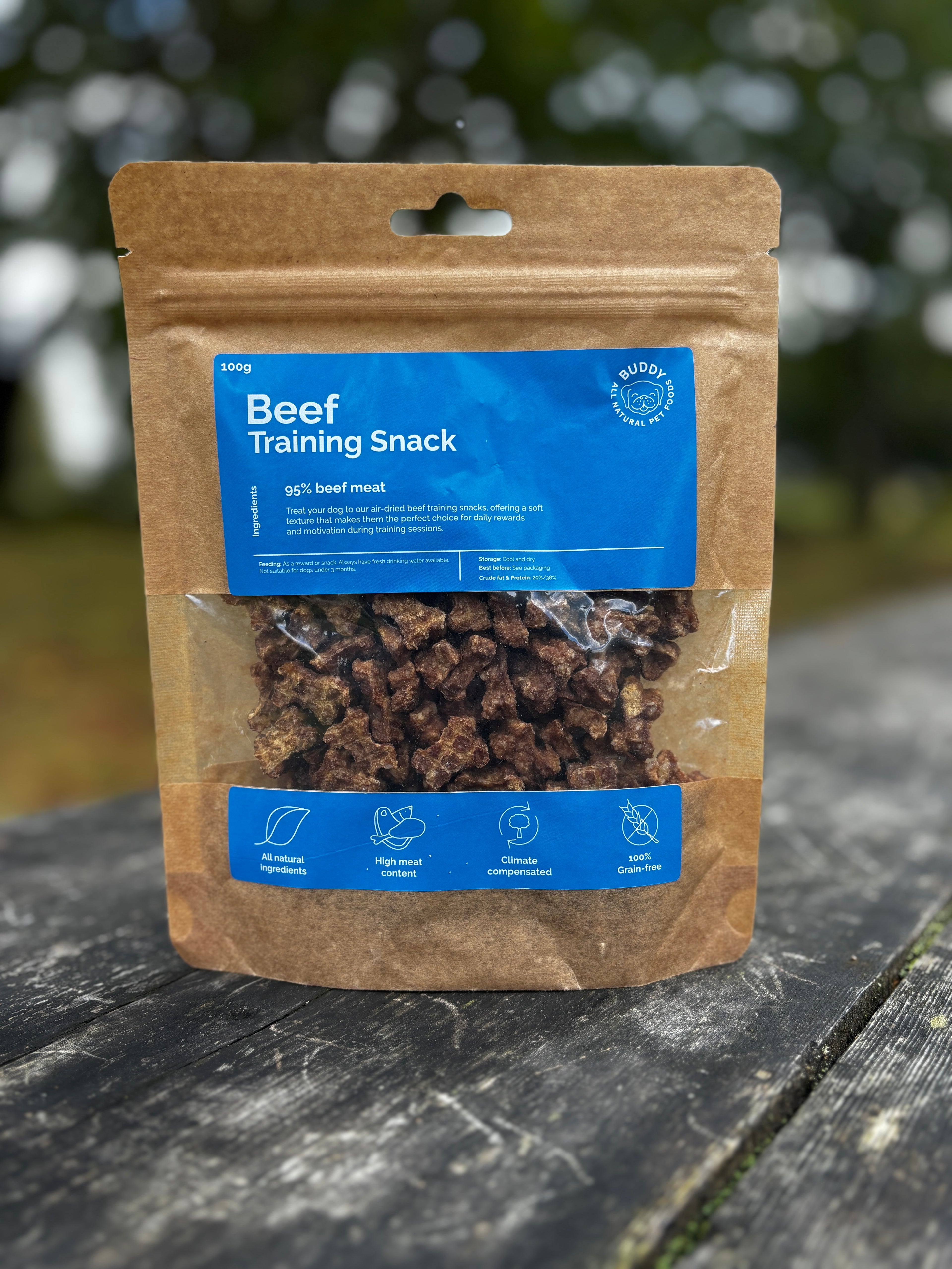 Buddy Training Snack - Beef 100g