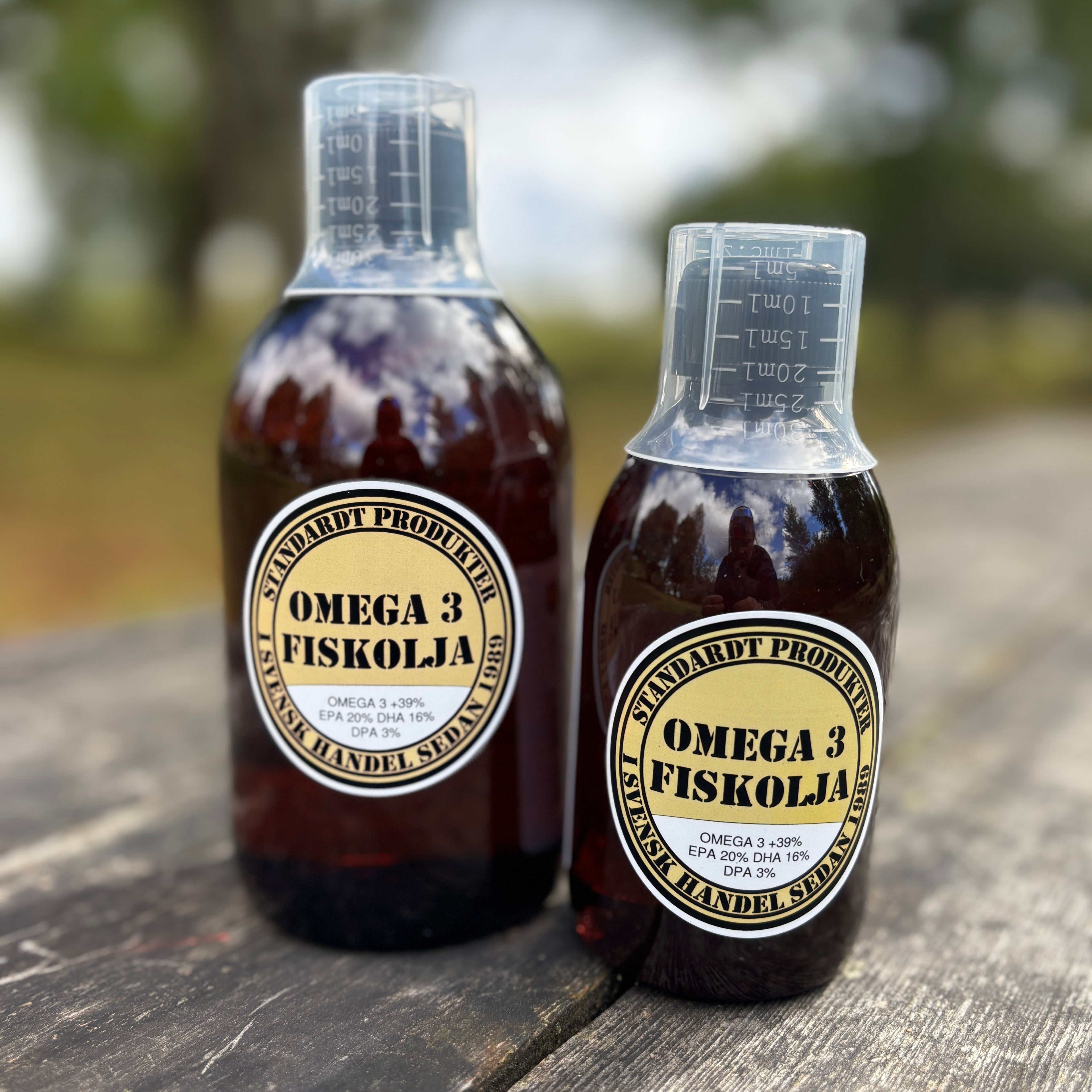 Standardt Omega-3 Fiskolja