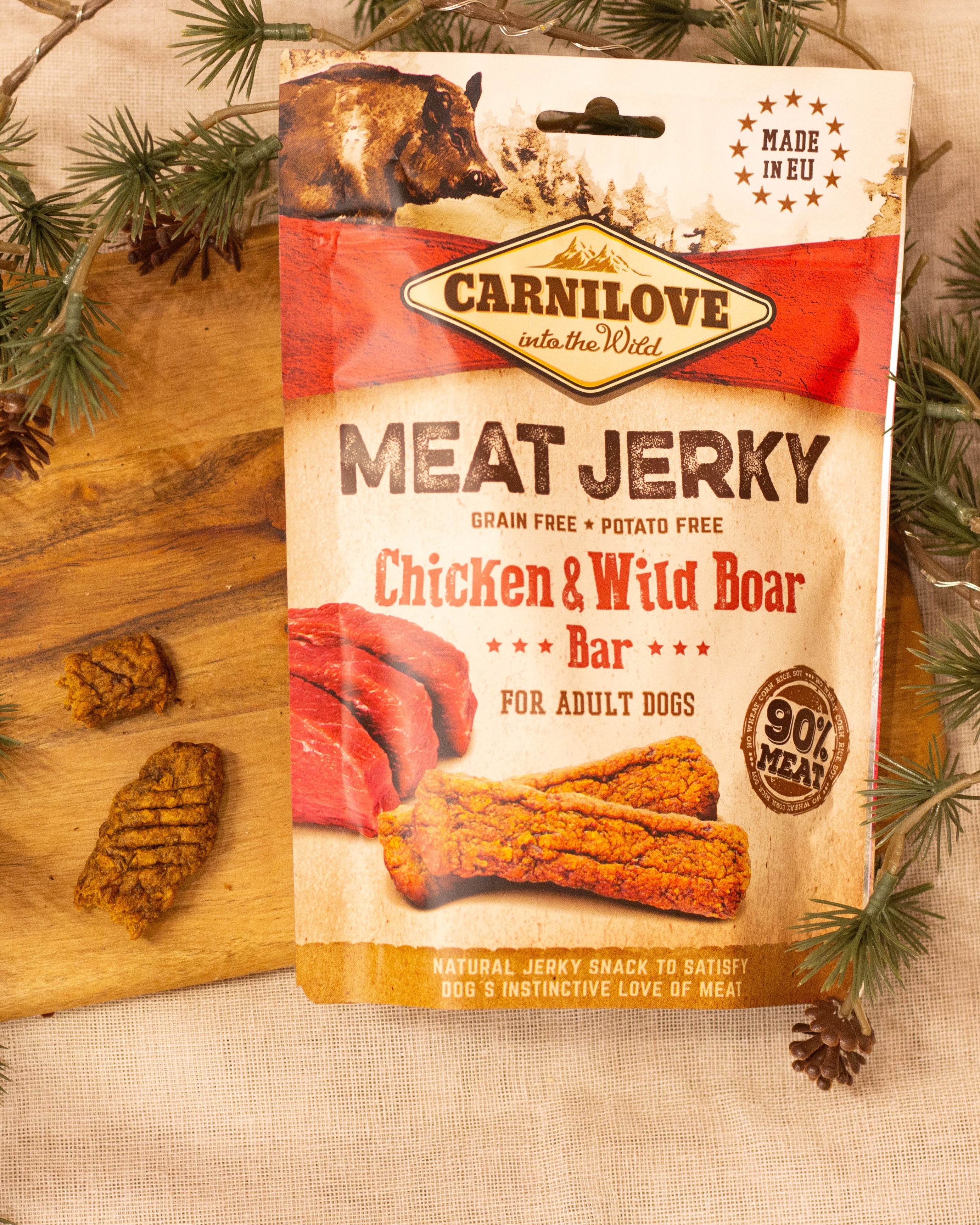 Carnilove Jerky Chicken & Wild boar