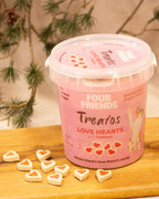 Four Friends Treatos Love hearts