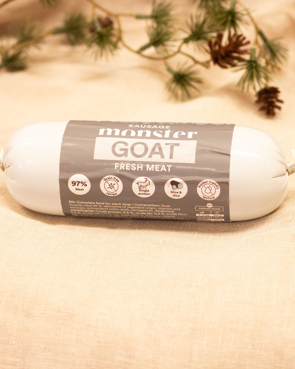 Monster foderkorv 400g Goat