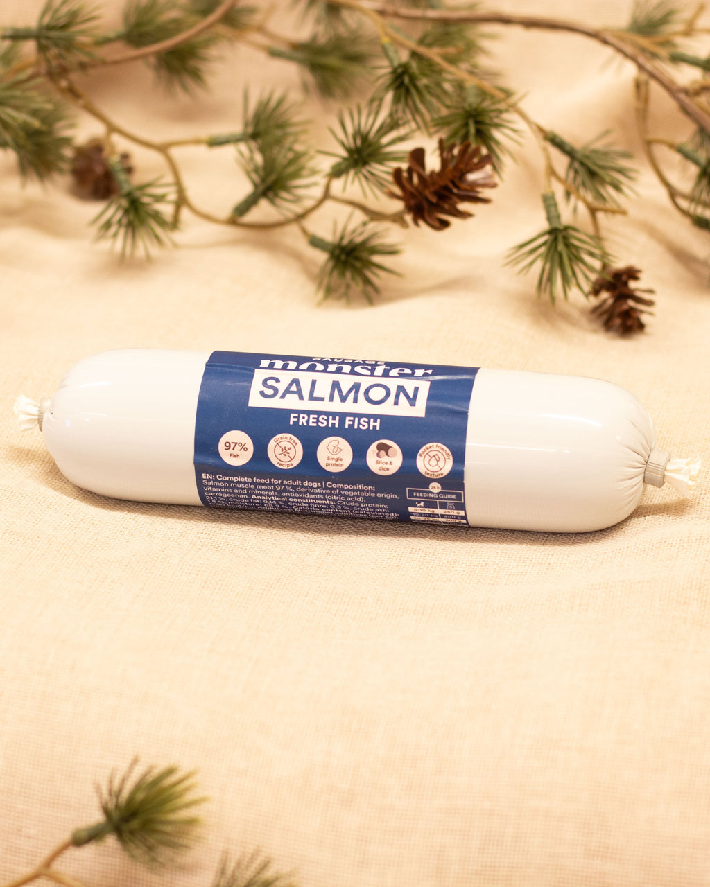 Monster foderkorv 200g Salmon