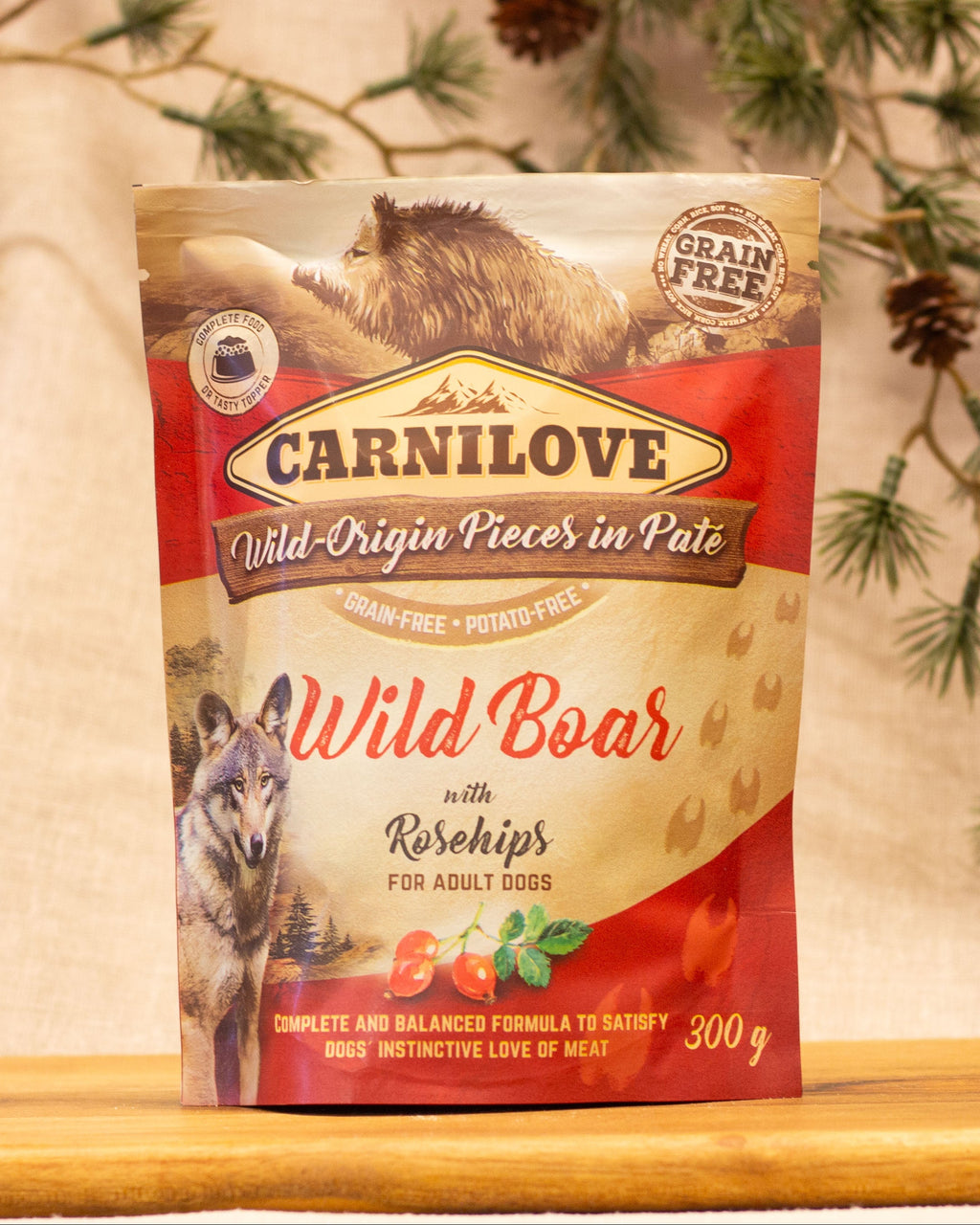 Carnilove Vildsvin paté 300g pouch