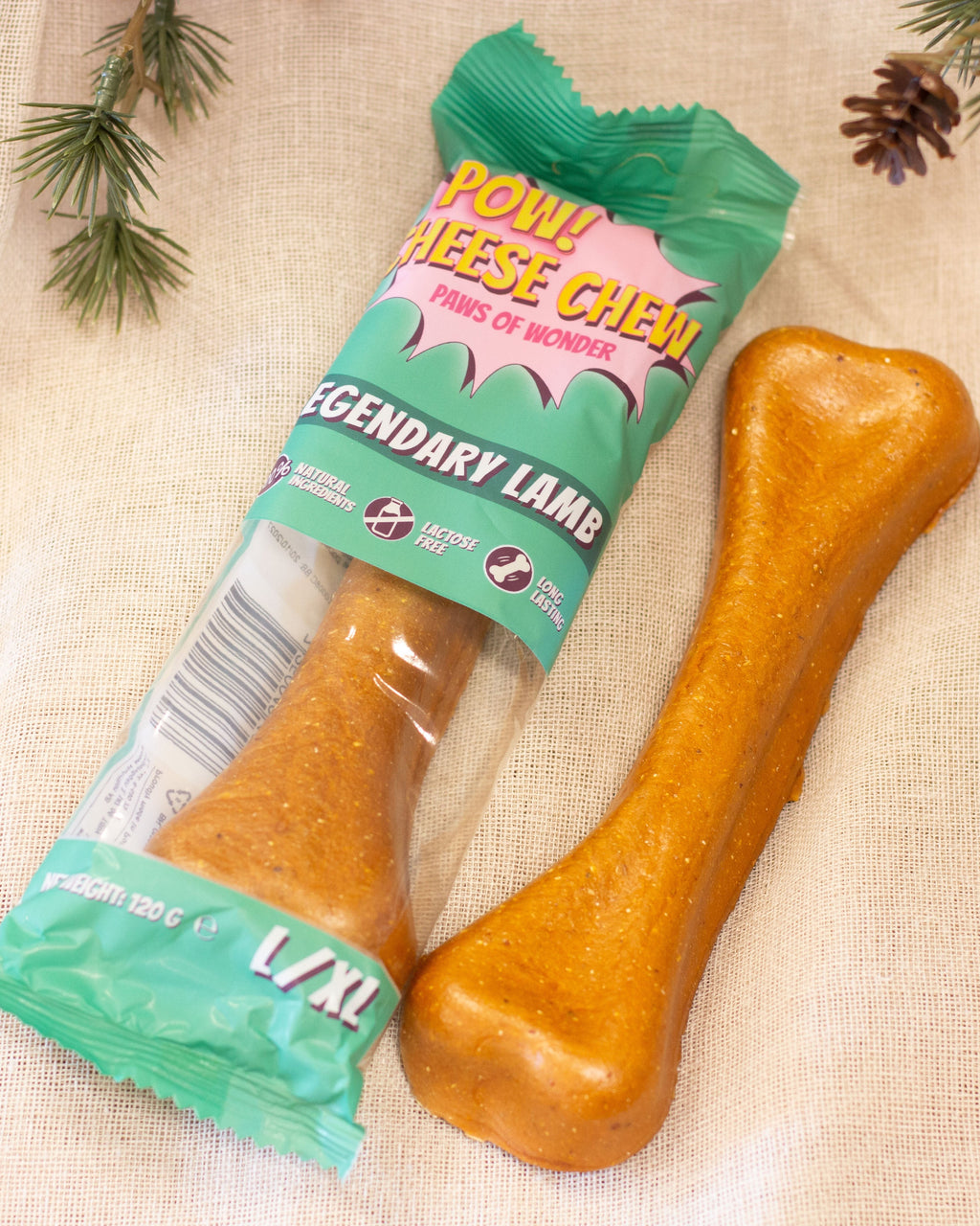 Pow! Cheese chew Legendary Lamb L/XL