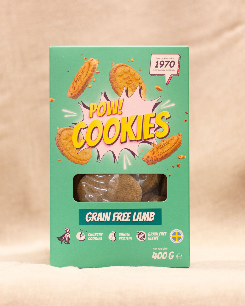 Pow! coockie grainfree Lamb 400g