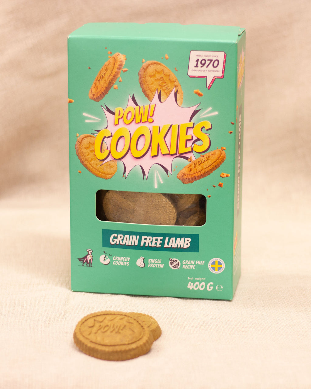 Pow! coockie grainfree Lamb 400g