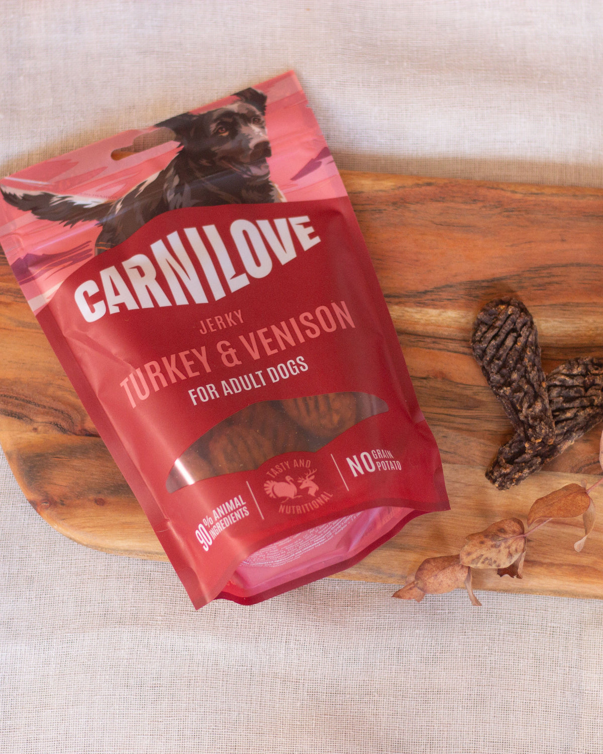 Carnilove Jerky Turkey & Venison 100g