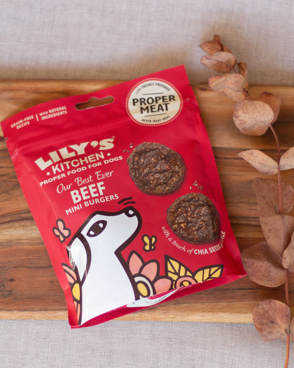 Lily´s kitchen köttgodisar Beef Mini burgers 70g