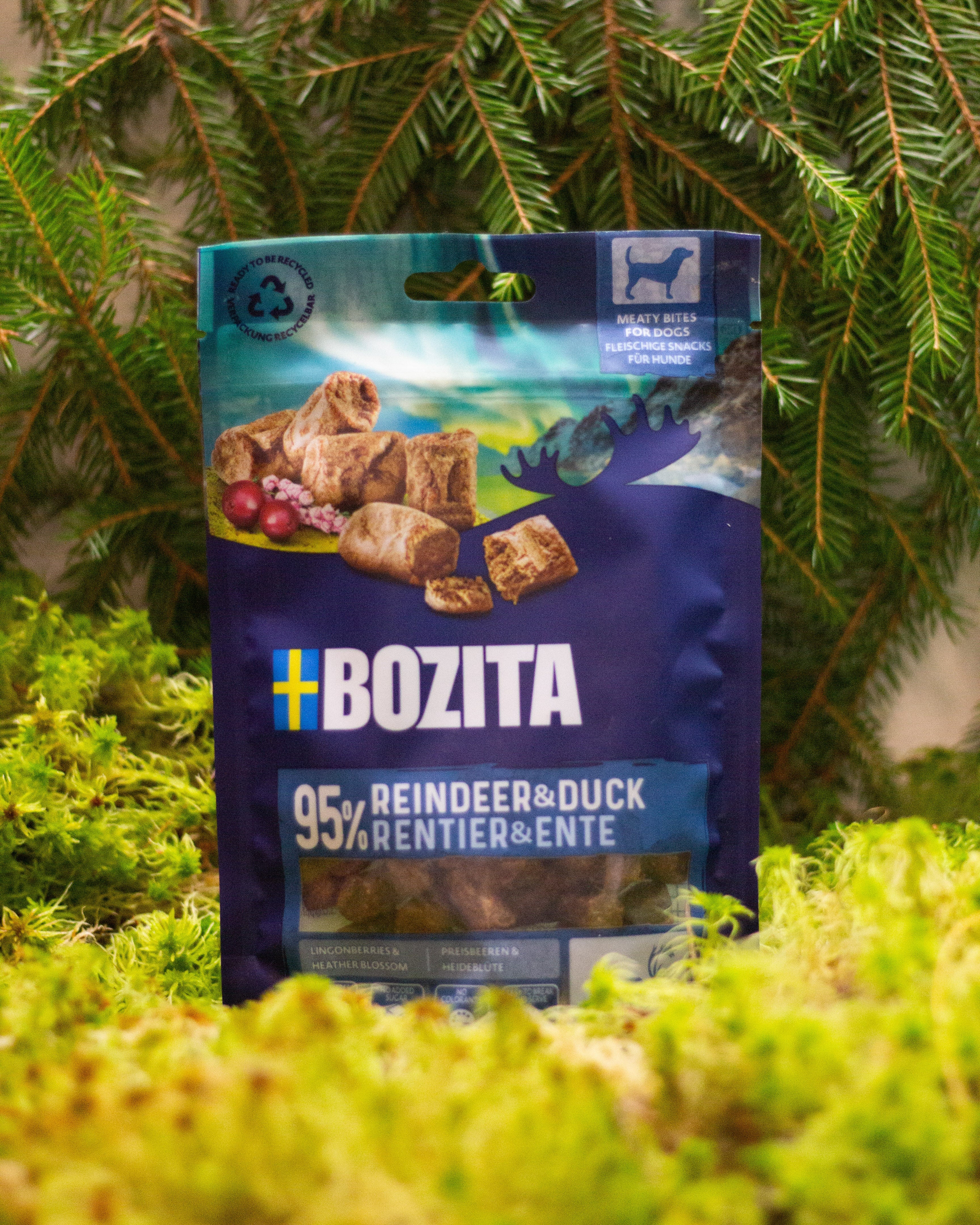 Bozita meaty bites Venison & duck 70g
