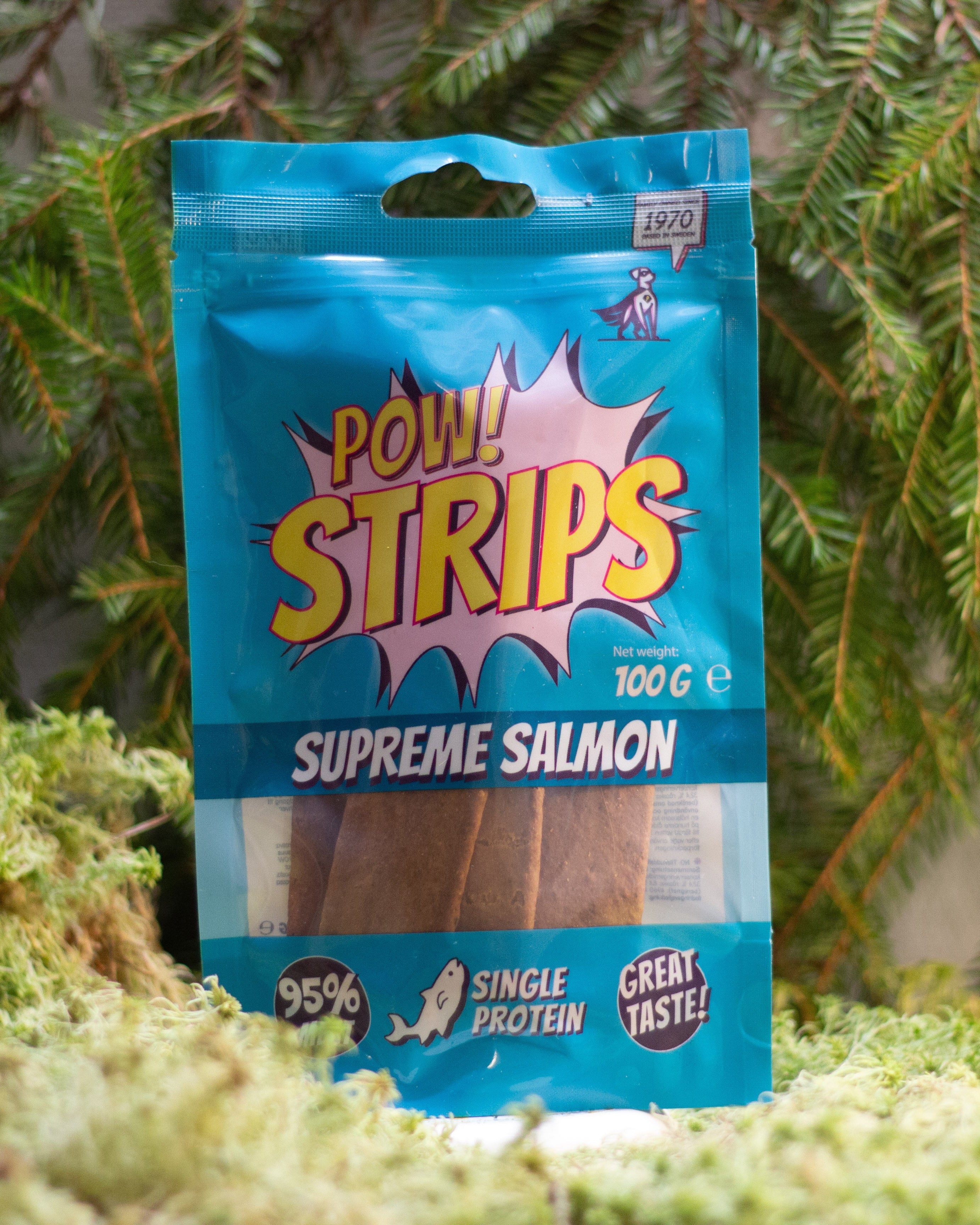 POW! Stripes Supreme salmon 100g
