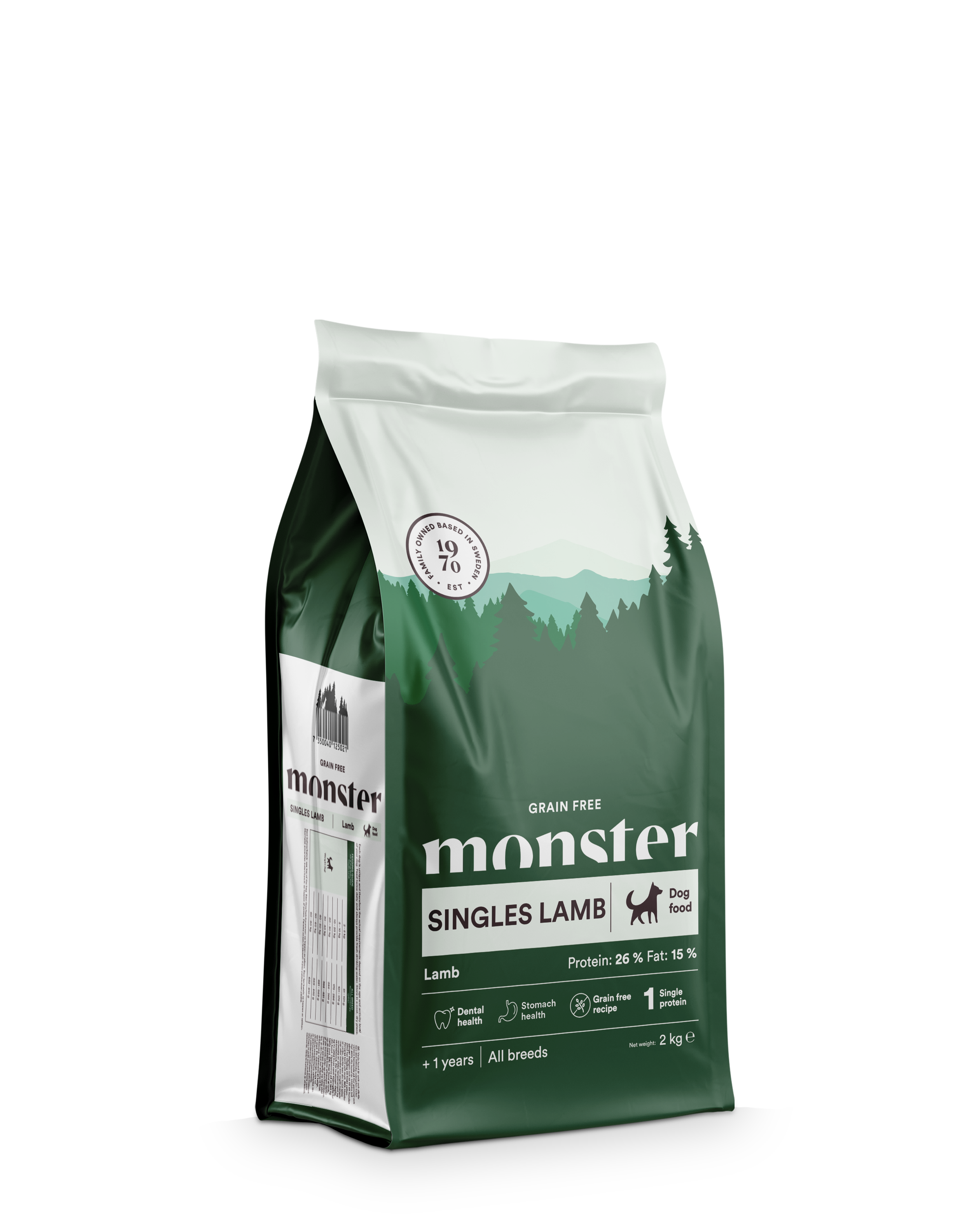 Monster Dog GF Singles Lamb Small Bites 2kg