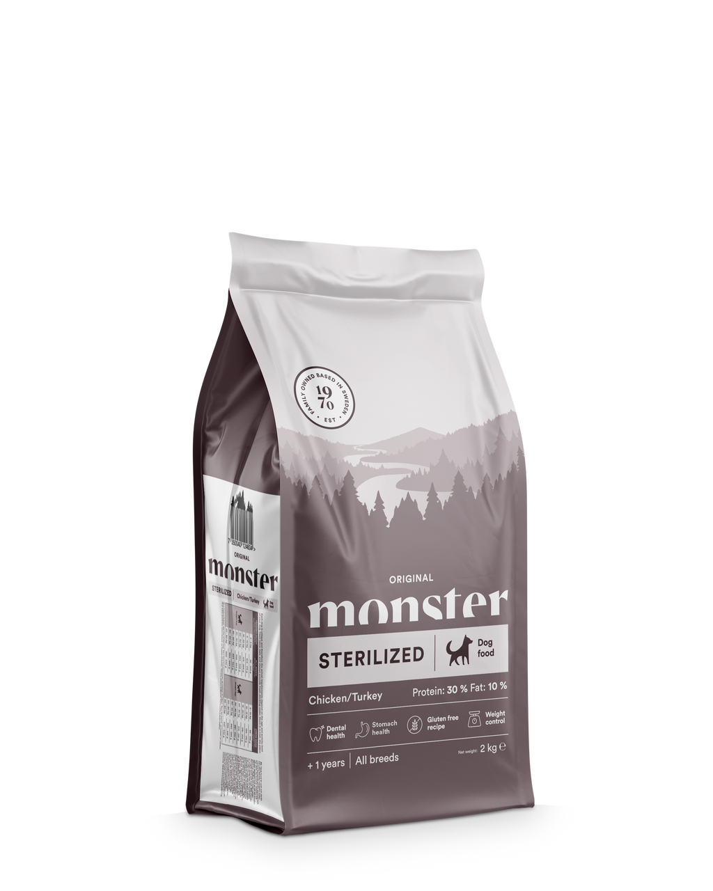 Monster Dog Orig. Sterilized Chick/Turkey 2kg