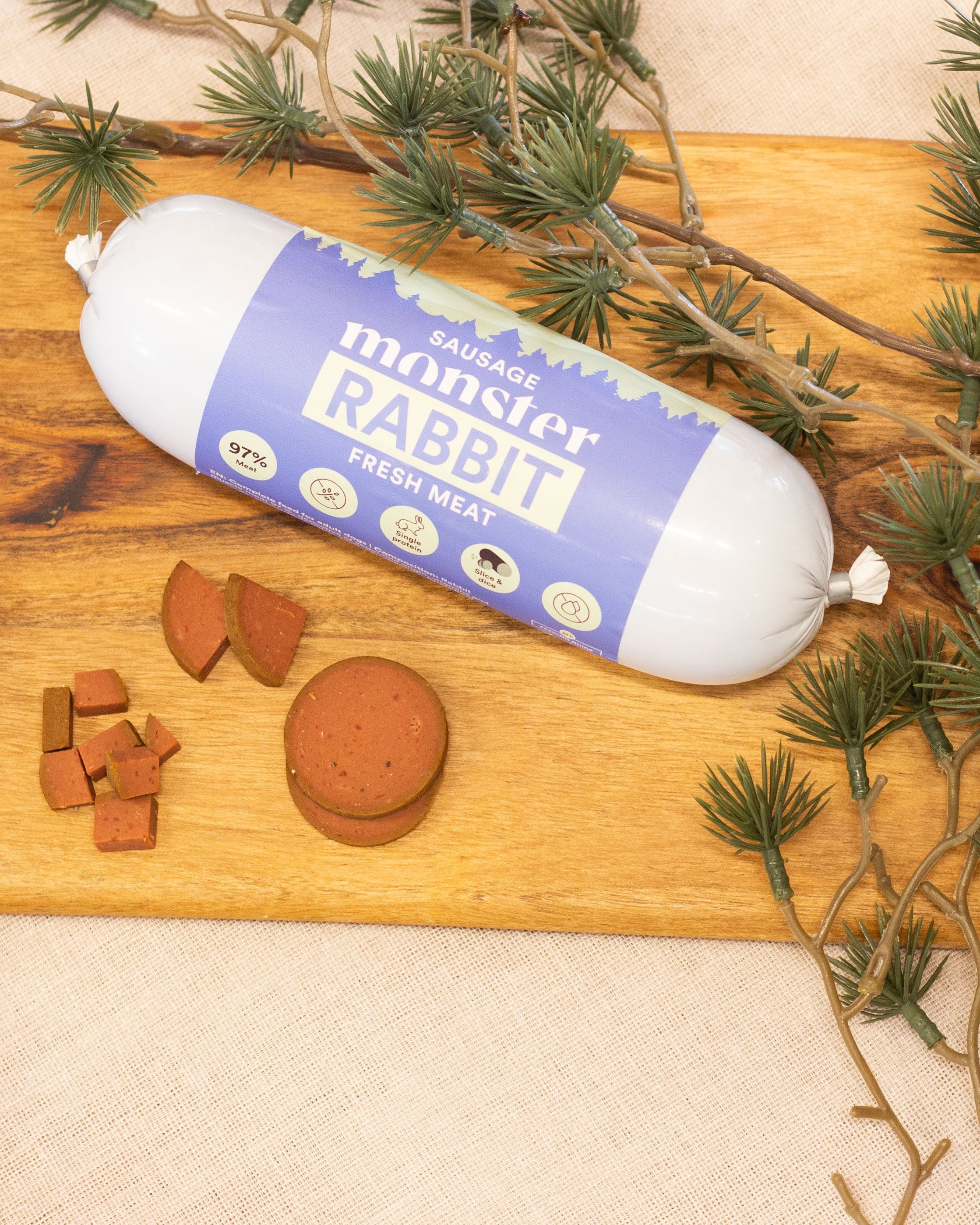 Monster foderkorv 400g rabbit