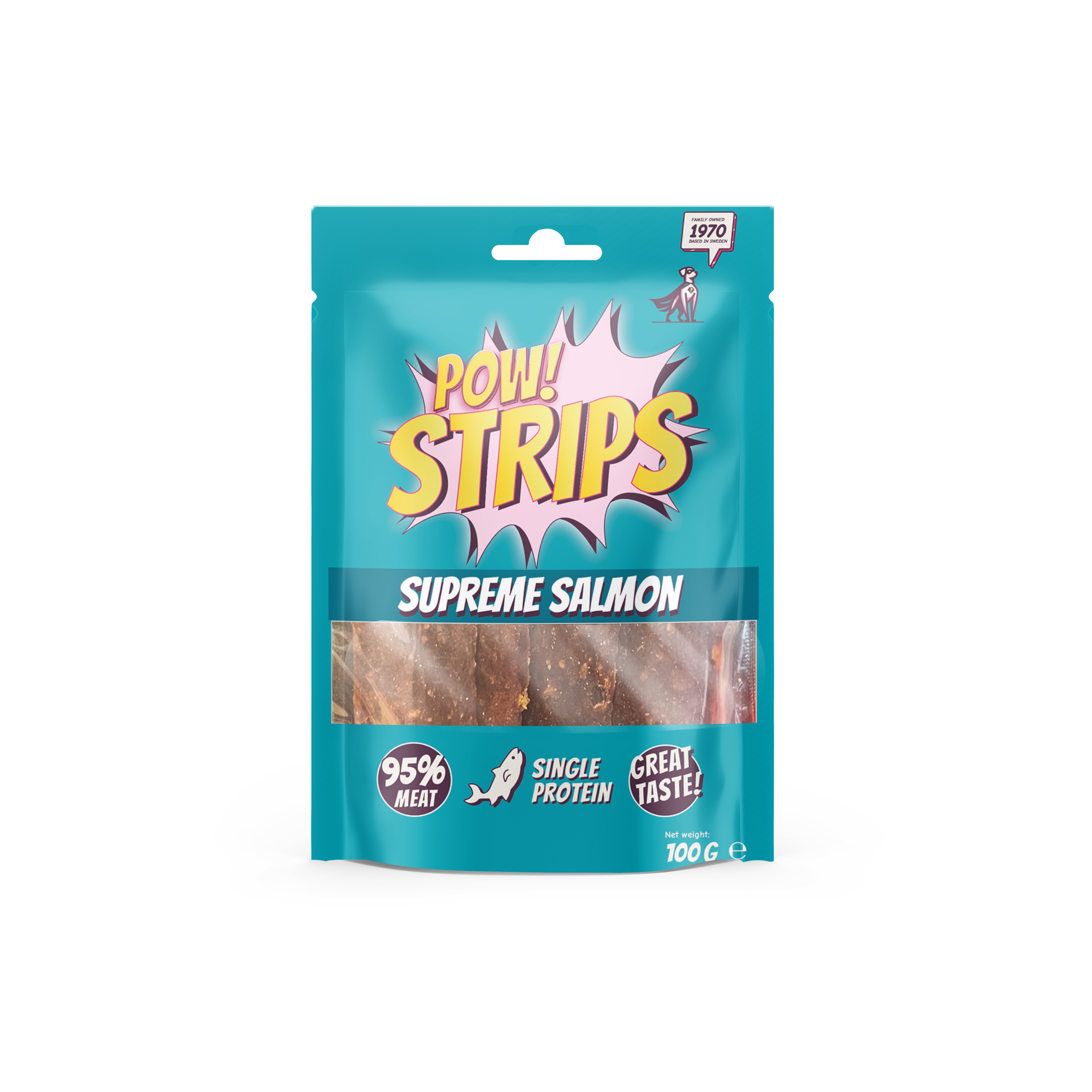 POW! Stripes Supreme salmon 100g