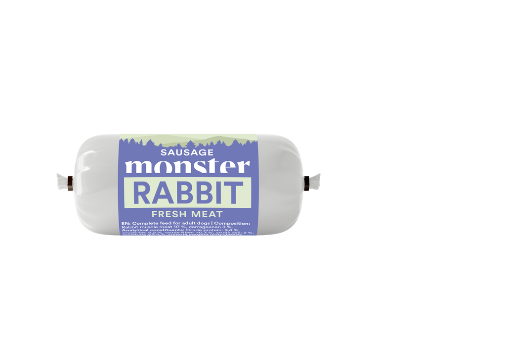 Monster foderkorv 80g rabbit