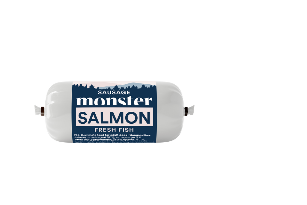 Monster foderkorv 80g Salmon