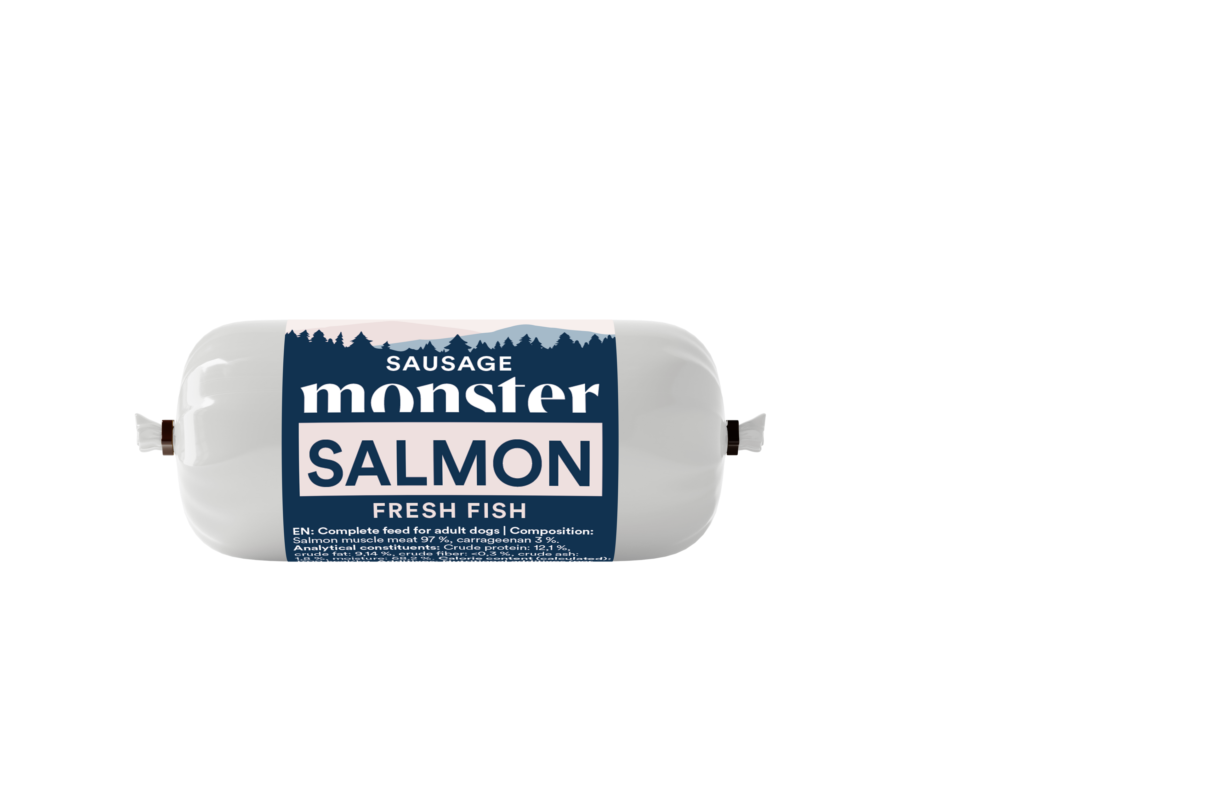 Monster foderkorv 80g Salmon
