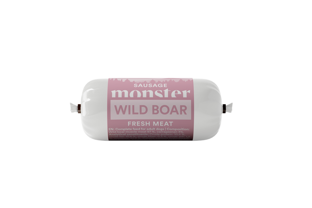 Monster foderkorv 80g wild boar