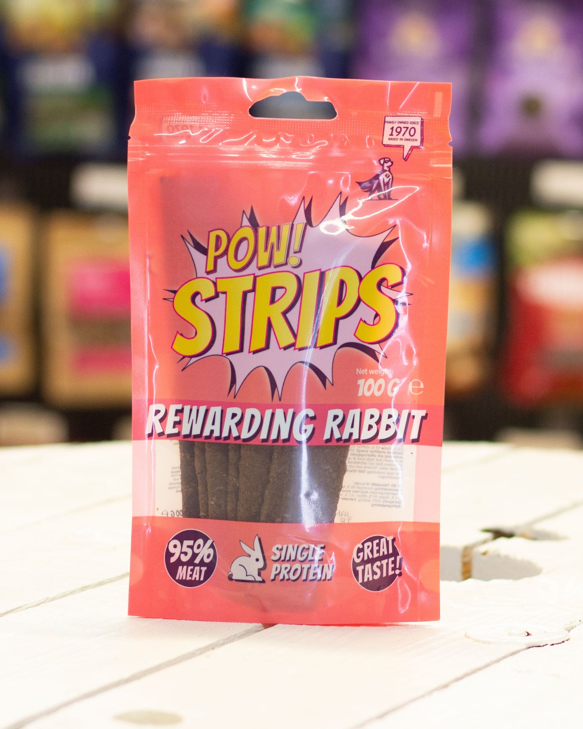 POW! Stripes Rewarding rabbit 100g