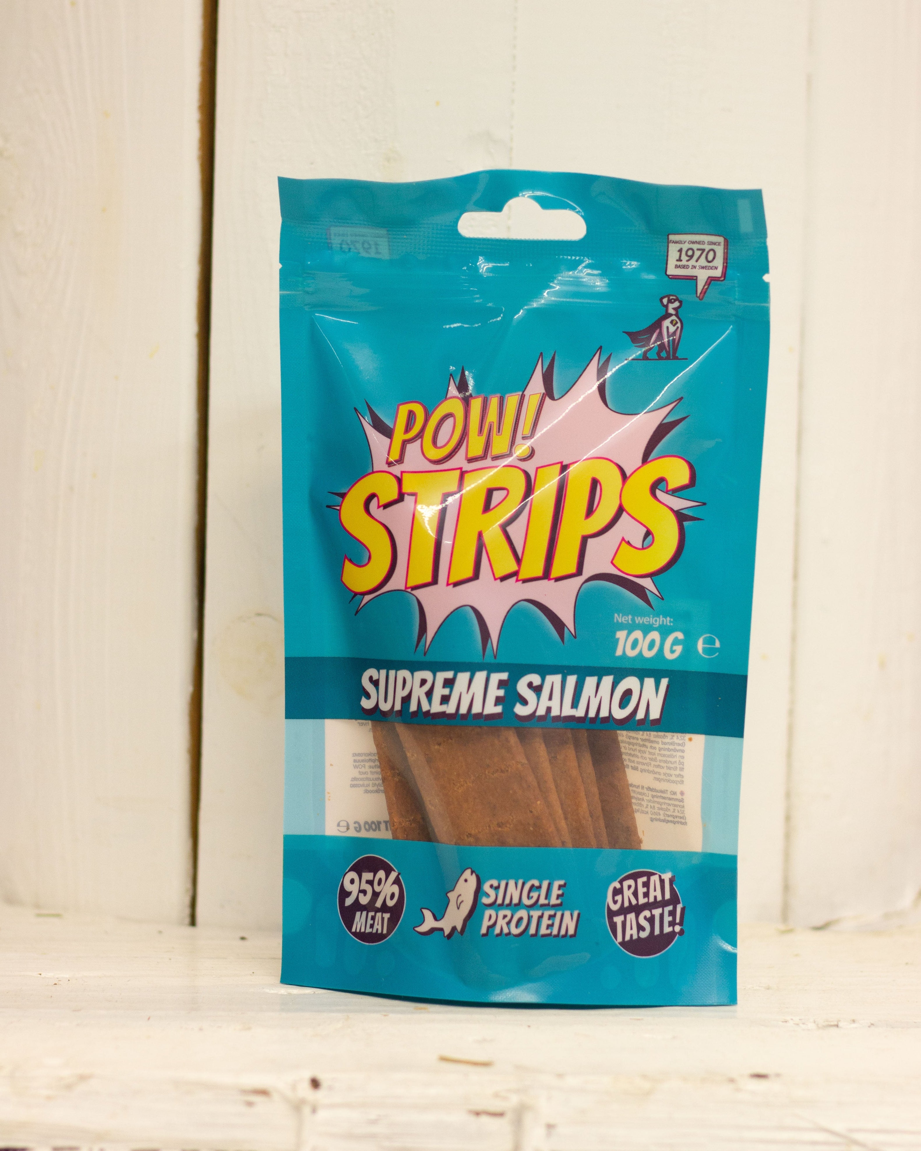 POW! Stripes Supreme salmon 100g