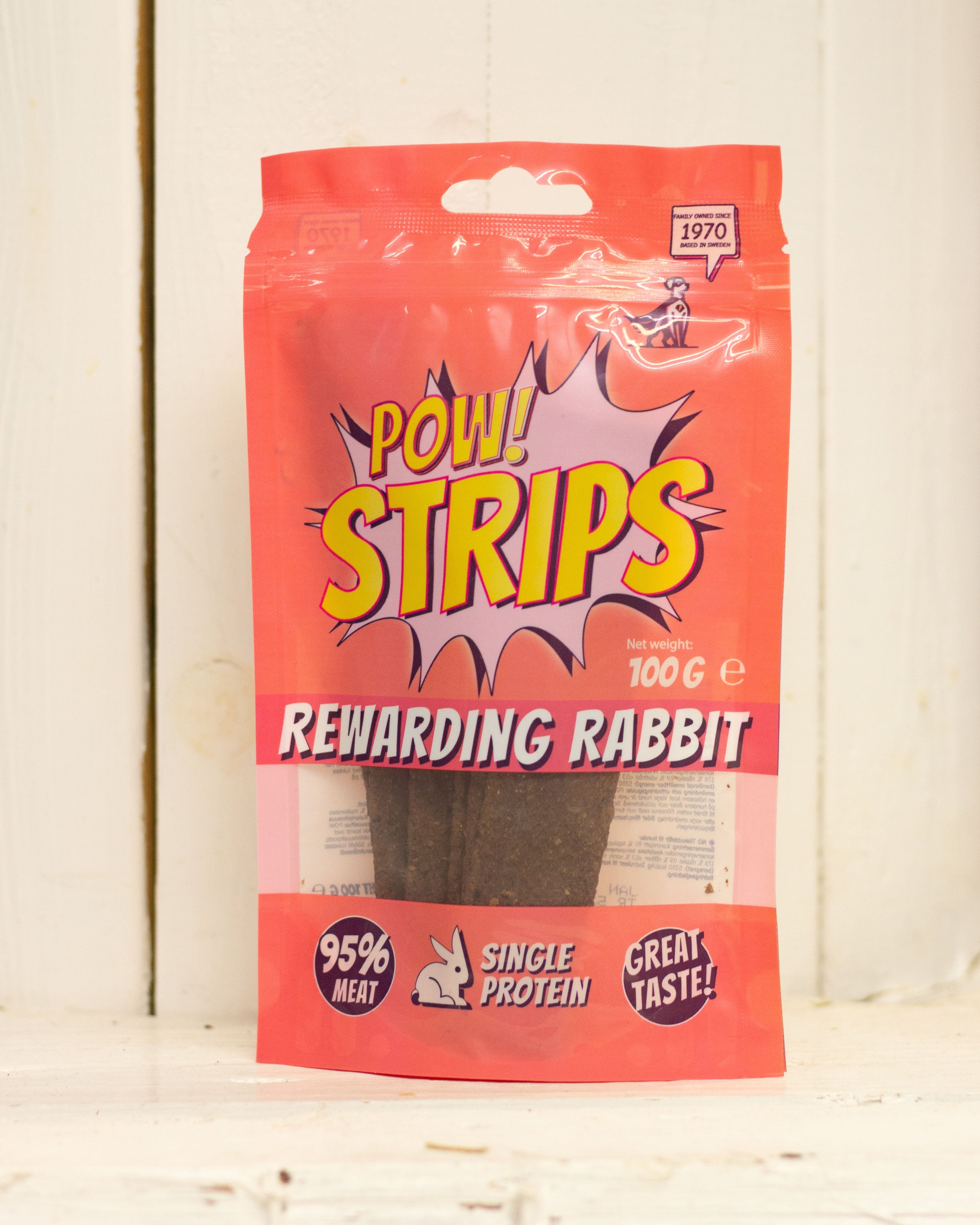 POW! Stripes Rewarding rabbit 100g