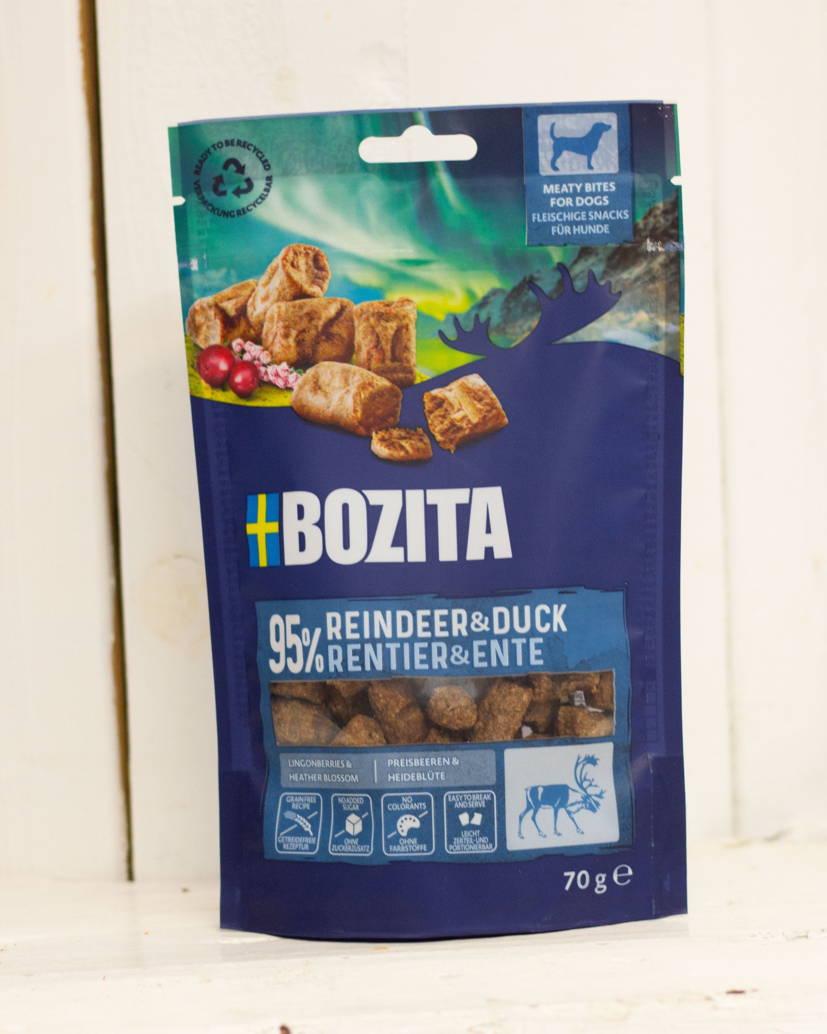 Bozita meaty bites Reindeer & duck 70g